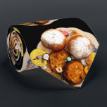 Jelly Doughnuts, Latkes, Dreidels & Gelt Tie<br><div class="desc">"Jewish Expressions, " offers a shopping experience as you will not find anywhere else. Welcome to our store. Tell your friends about us and send them our link:  http://www.zazzle.com/YehudisL?rf=238549869542096443*</div>