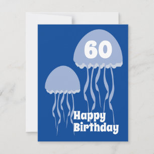 Jelly Fish 60th Blue Birthday
