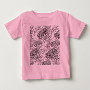 Jelly Fish Doodle Baby T-Shirt