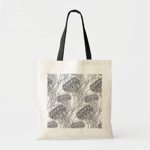 Jelly Fish Doodle Tote Bag