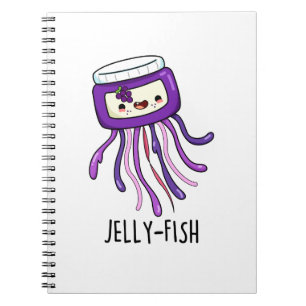 Jelly-fish Funny Jelly Jar Pun Notebook