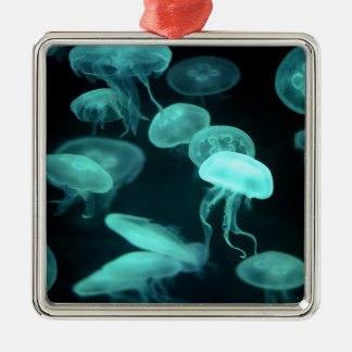 jelly fish glowing metal tree decoration