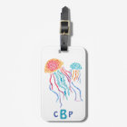 Jelly fish Luggage Tag