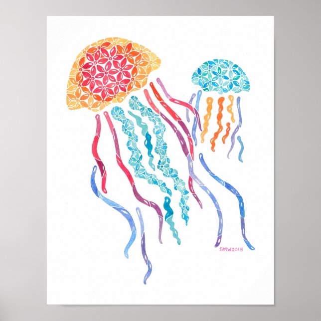 Jelly Fish Print (Front)