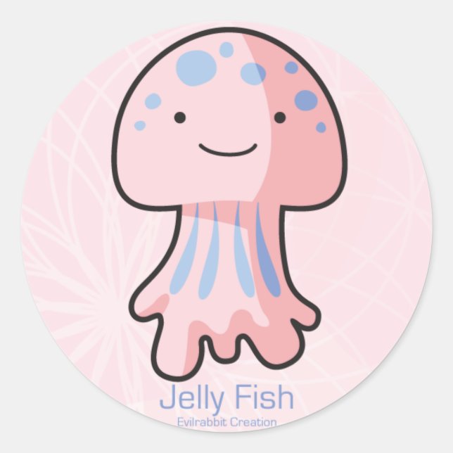 Jelly Fish Sticker (Front)