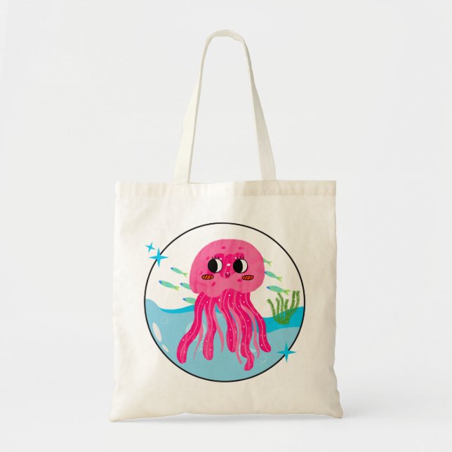 Jelly Fish Tote Bag (Front)