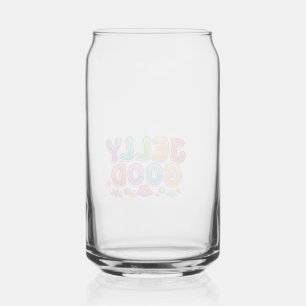 Jelly Good – Cute Jelly Pun T-Shirt Design Can Glass