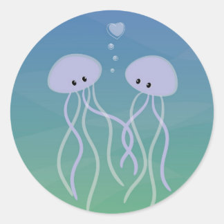 Jelly Love Classic Round Sticker