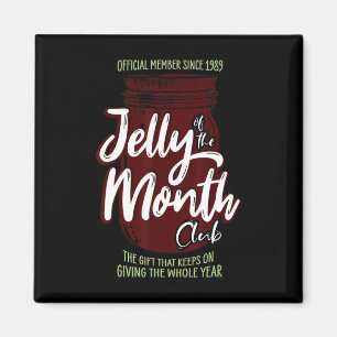 Jelly Of The Month Club Fun Men And Women Christma Magnet