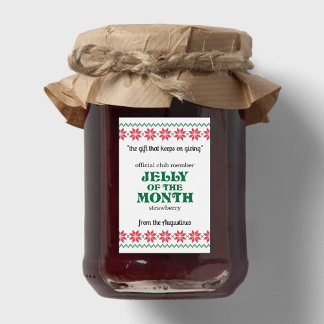 Jelly of the Month Club Jam Labels