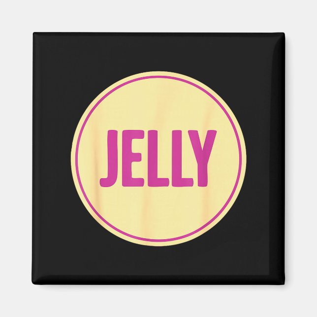 Jelly Shirt Adult Men Women Kids Peanut Butter Cos Magnet (Front)