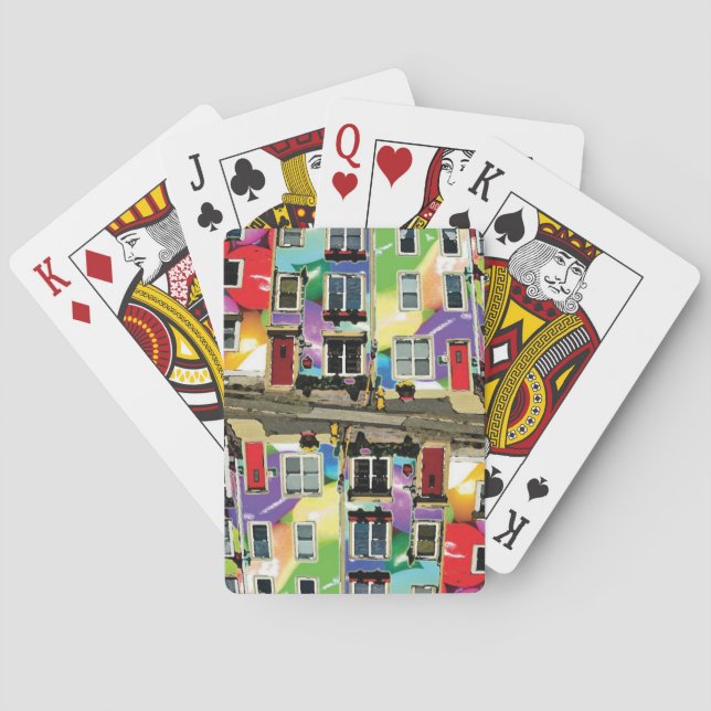 Jellybean Row Playing Cards (Back)