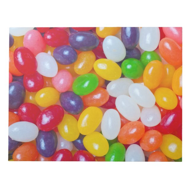 Jellybeans Background - Easter Jelly Beans Notepad (Front)