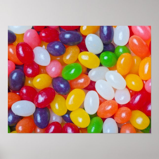 Jellybeans Background - Easter Jelly Beans Poster (Front)