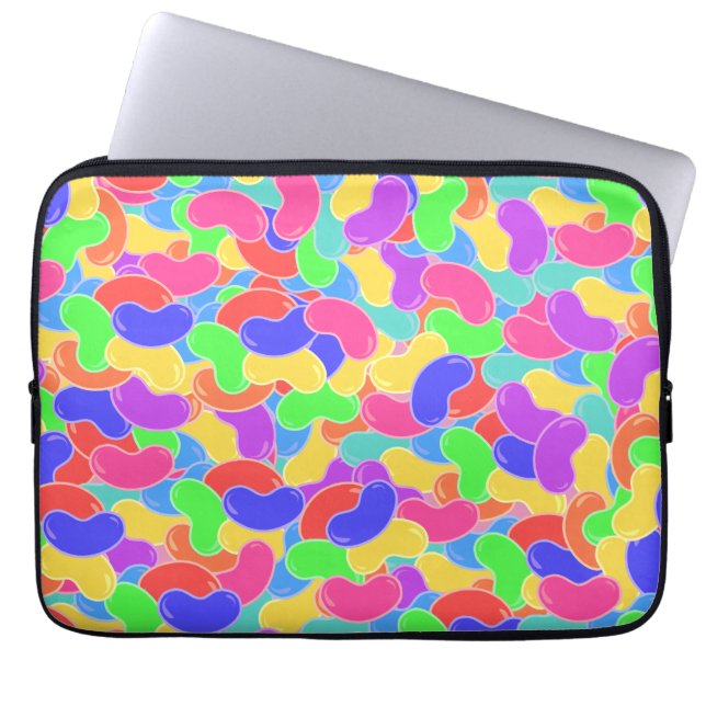 Jellybeans Everywhere Laptop Sleeve (Front)