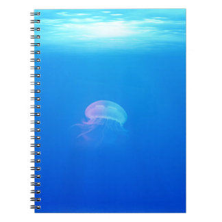jellyfish-698521 SEA CREATURES ANIMALS BLUE OCEAN Notebook
