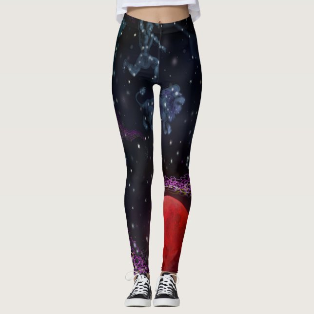 Jellyfish Aliens Leggings (Front)