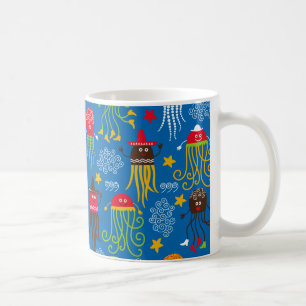 Jellyfish and Octopus Coffee Mug