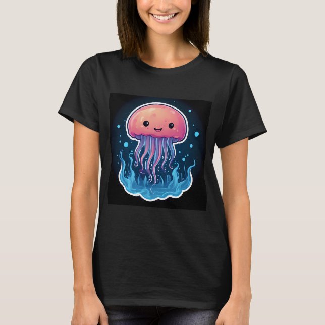 Jellyfish Art T-Shirt (Front)