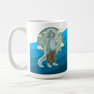 Jellyfish Boy Anime Coffee Art Coffee Mug