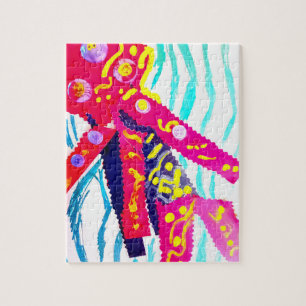 Jellyfish colourful summer jigsaw puzzle