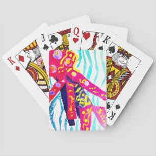 Jellyfish  colourful summer  playing cards