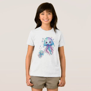 Jellyfish Cute Kawaii Tri-Blend Shirt
