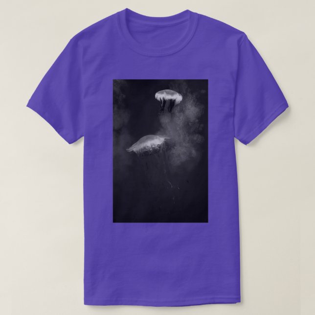 Jellyfish Dance IV in BW Vladivostok Aquarium T-Shirt (Design Front)