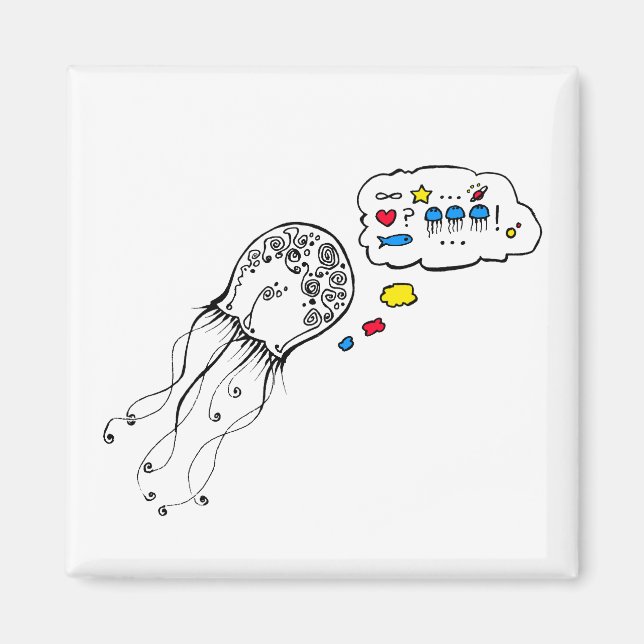Jellyfish Dreams Magnet (Front)