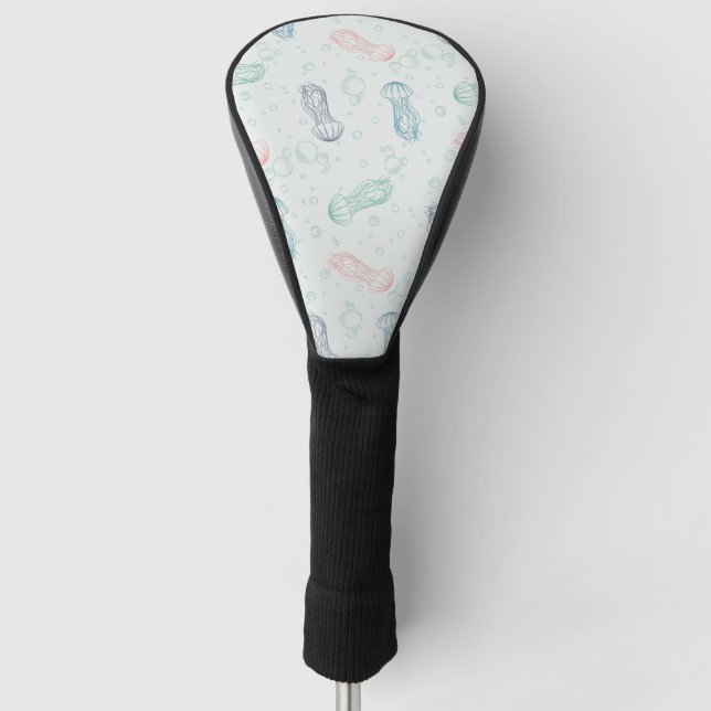 Jellyfish Drift Golf Head Cover (Front)