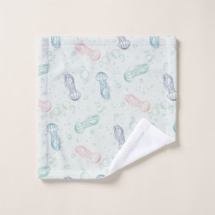 Jellyfish Drift Wash Cloth