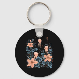 Jellyfish Earth Day Cute Floral Vintage Ukrainian Key Ring