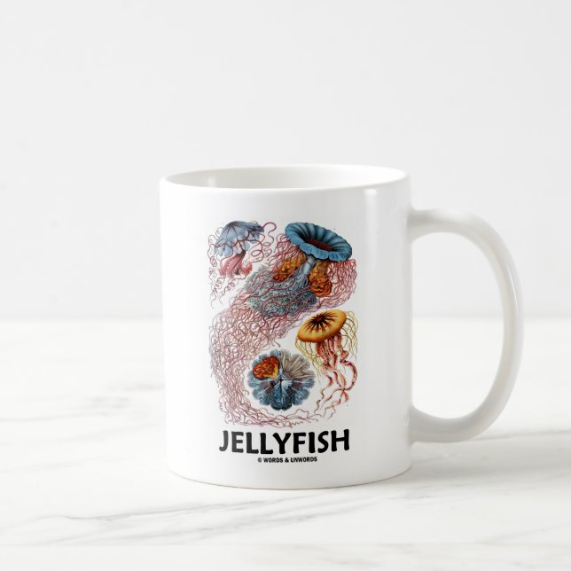 Jellyfish (Ernest Haeckel's Artforms Of Nature) Coffee Mug (Right)