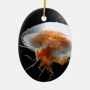 jellyfish fish custom personalise Anniversaries Ceramic Tree Decoration