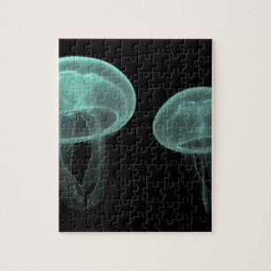 jellyfish fish custom personalise Anniversaries Jigsaw Puzzle
