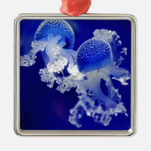 jellyfish fish custom personalise Anniversaries Metal Tree Decoration