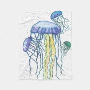 Jellyfish Fleece Blanket