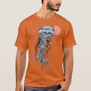 Jellyfish Galaxy Space Ocean Animal Scuba Diving D T-Shirt