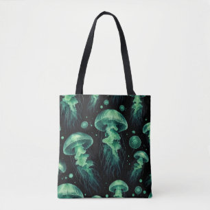 Jellyfish Glow Tote Bag