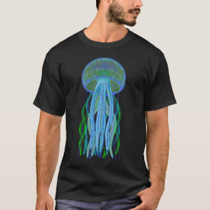 Jellyfish in Blue T-Shirt
