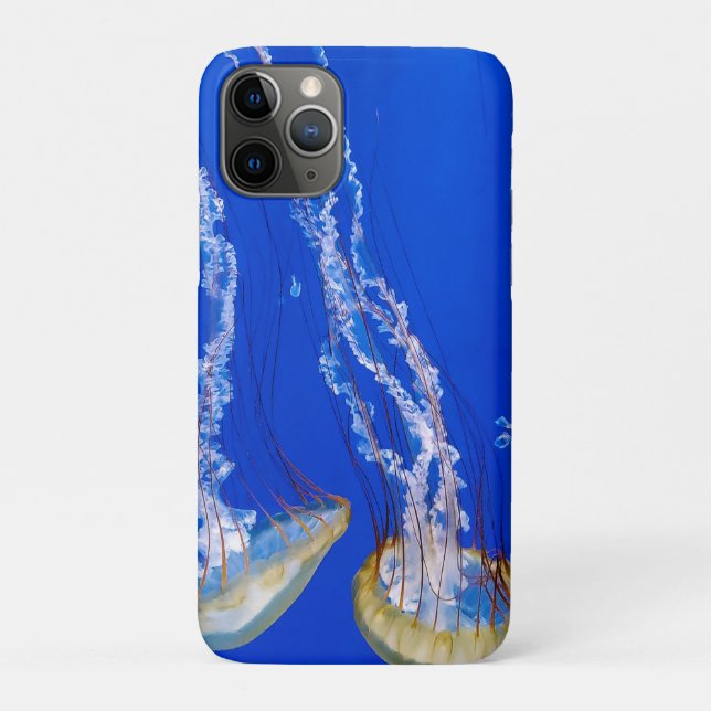 jellyfish in blue water Case-Mate iPhone case (Back)