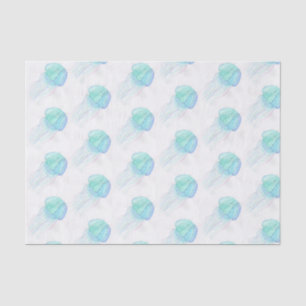 Jellyfish in pastels tissue paper