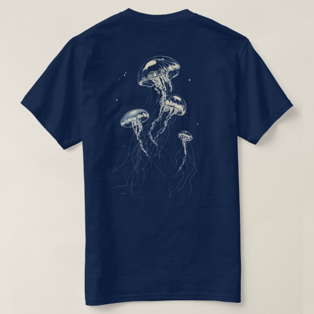 “Jellyfish in Space” T-Shirt (Design Back)