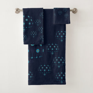 Jellyfish in the Deep Blue  Bath Towel Set
