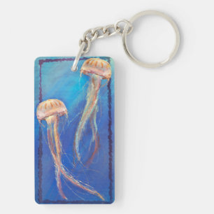 Jellyfish Keychain