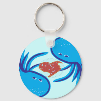 jellyfish love bubble share keychain
