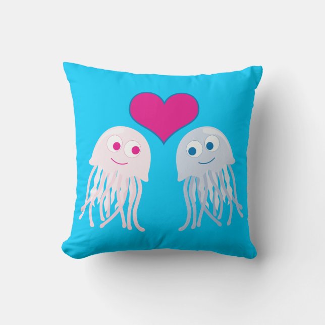 Jellyfish Love Cushion (Front)