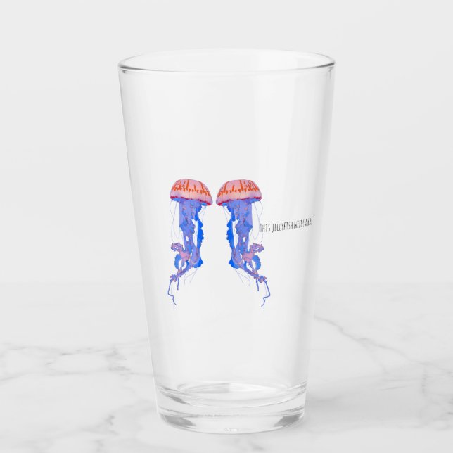 Jellyfish Love Mug Glass (Front)