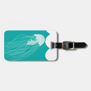 Jellyfish luggage tag