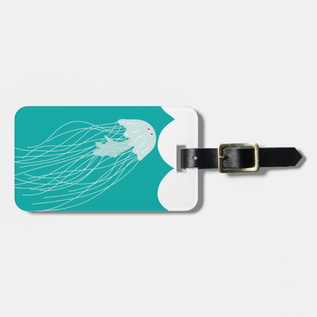 Jellyfish  luggage tag (Front Horizontal)